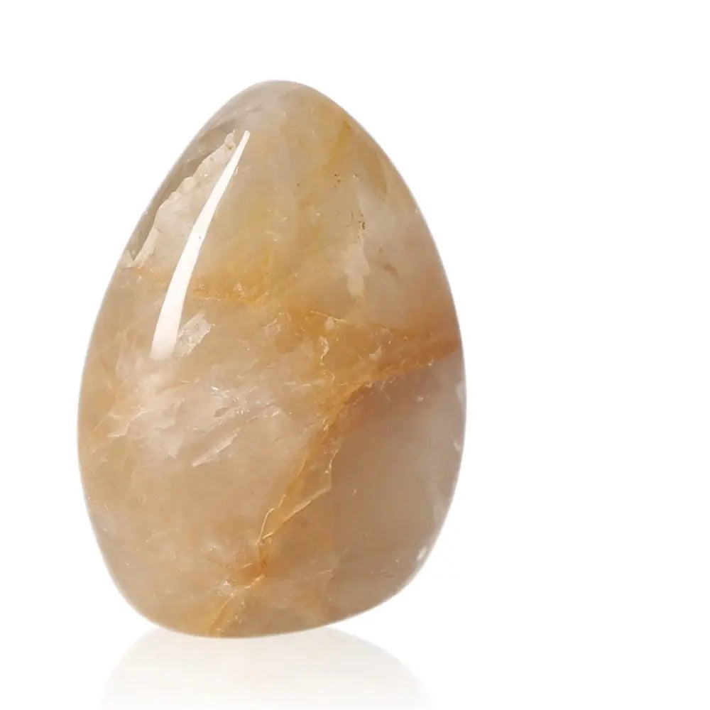 Limonite Free Form Quartz Crystal, ideal for chakra balancing and energy healing, showcasing its unique coloration and spiritual properties.