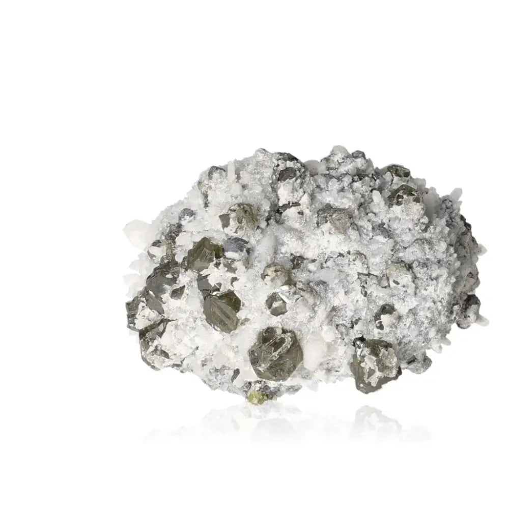 Sphalerite with Quartz crystal from Sylvia Crystals, featuring nature's artistry and spiritual resonance for self-discovery.