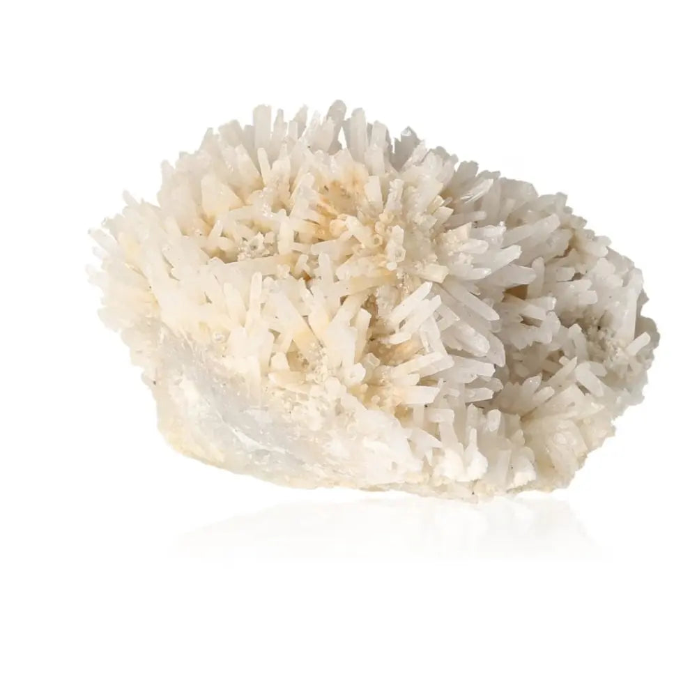 White Quartz crystal cluster showcasing healing energy and diverse chakra harmonization properties.