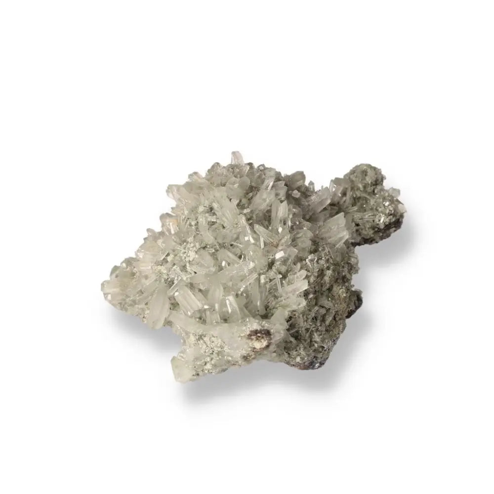 Quartz crystal cluster showcasing natural beauty and metaphysical properties, symbolizing nature's diversity and adaptability.