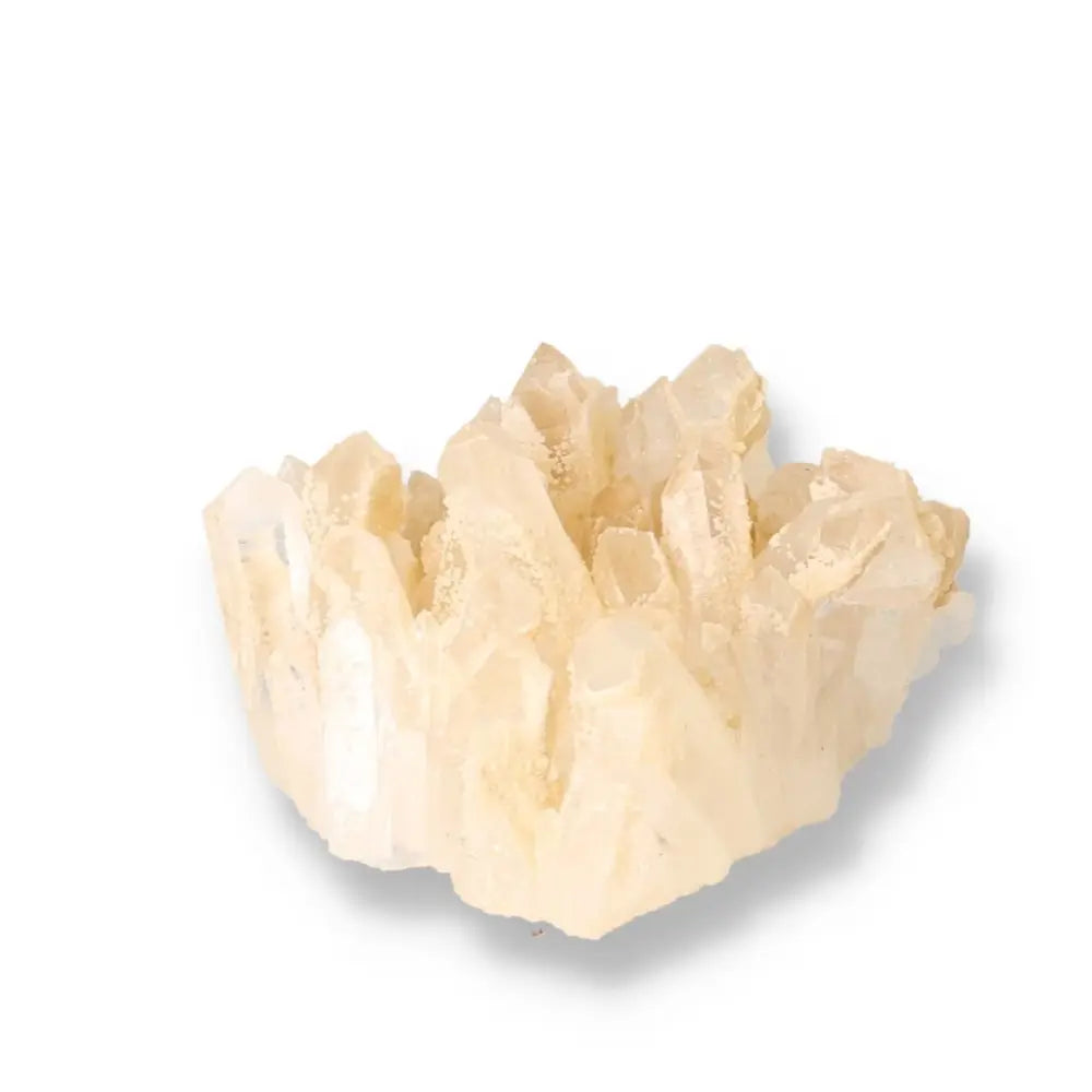 Exquisite Quartz with Calcite crystal cluster showcasing natural elegance and unique energetic properties for spiritual enhancement.