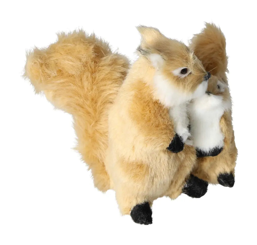 Beige Home Decor Squirrel 1 13 cm, handpicked by Sylvia Crystals, showcasing spiritual elegance and serene beauty.