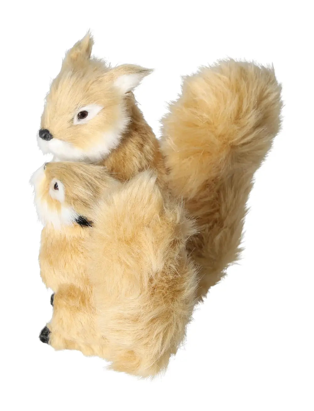 Elegant beige squirrel home decor ornament, 13 cm, crafted with detail to bring spirituality and nature's serenity to your space.