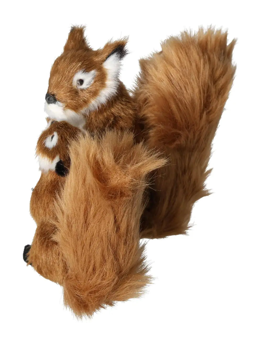 Red Home Decor Squirrel 2 13 cm by Sylvia Crystals, a luxurious crystal figurine for elegant and spiritual interior design.