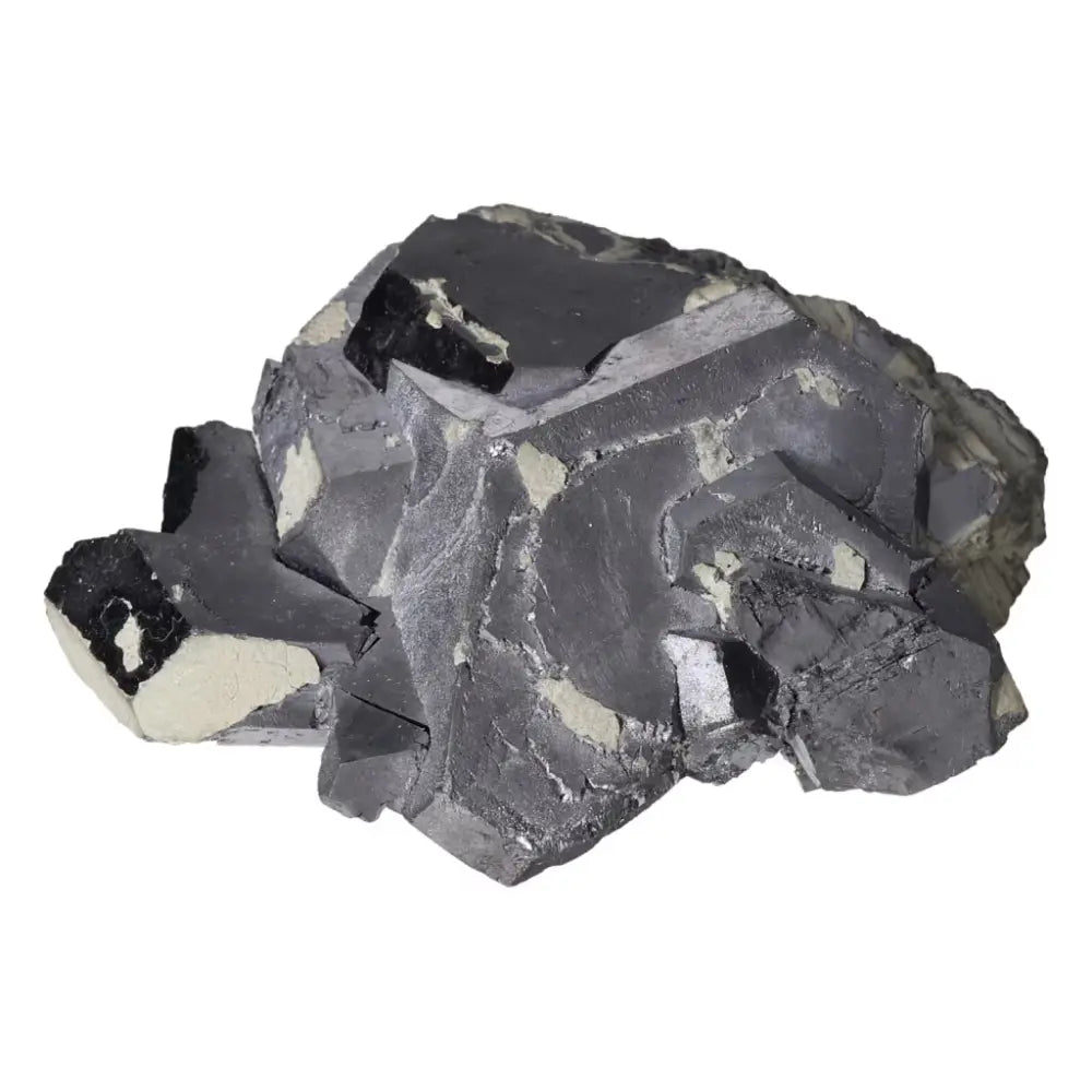 Chalcopyrite with galena, sphalerite, and quartz crystal from Sylvia Crystals showcasing a harmonious mineral blend.