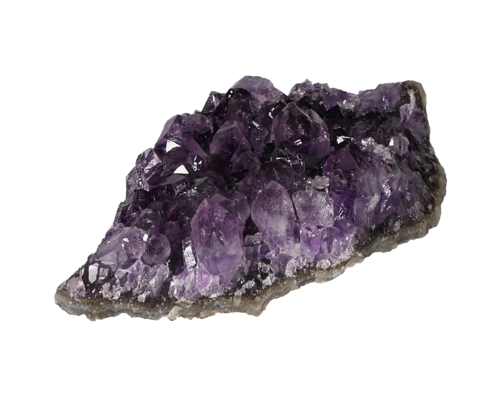 Amethyst Rough Druze 635998 crystal for stress reduction, energy boost, enhanced concentration, and emotional stability.