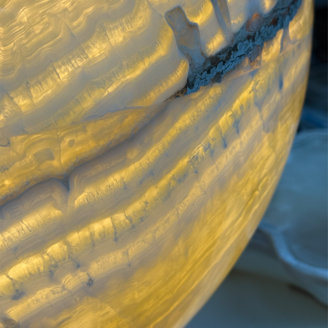 Calcite onyx sphere 500 mm