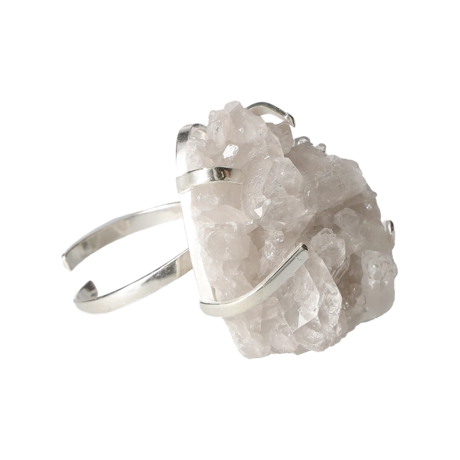 Crystal Druse Sterling Silver Ring 40000106