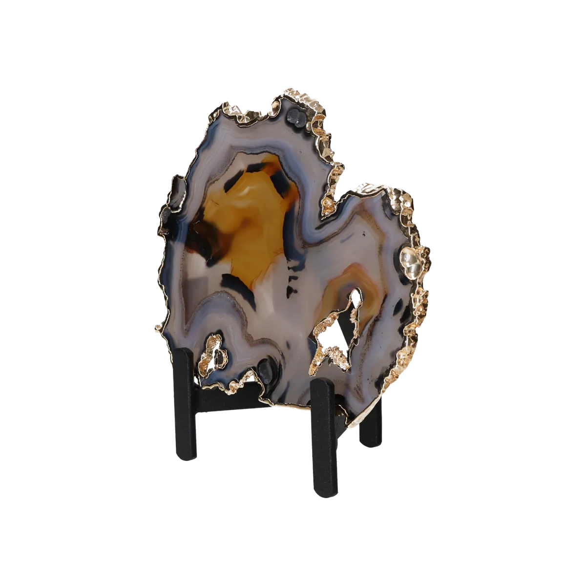 Agate Thin Slabs On Metal Stand 10001020