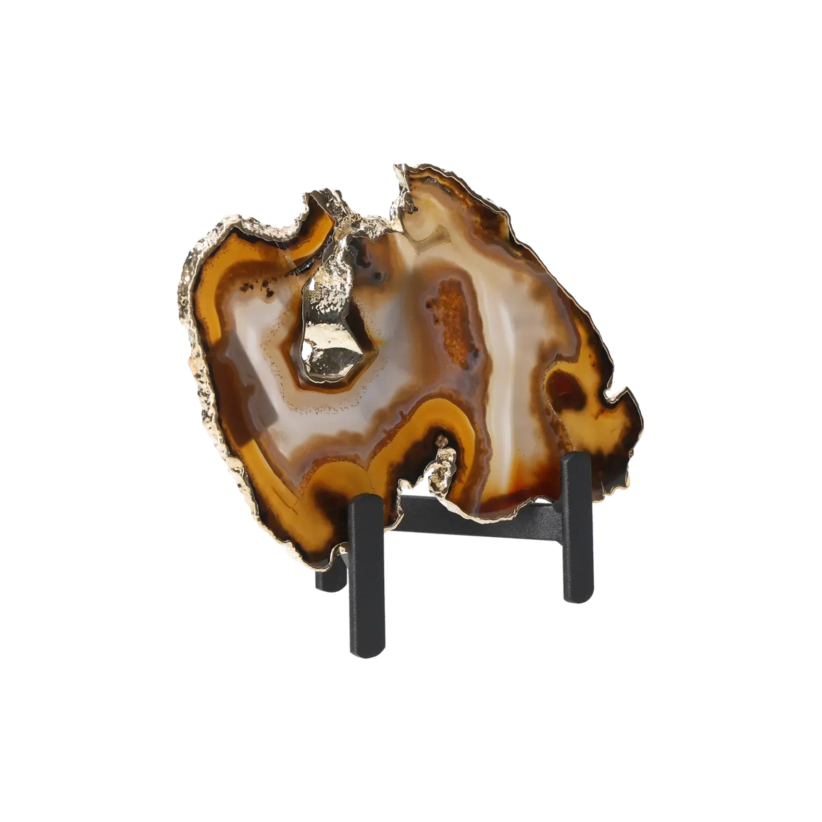 Agate Thin Slabs On Metal Stand 10001021