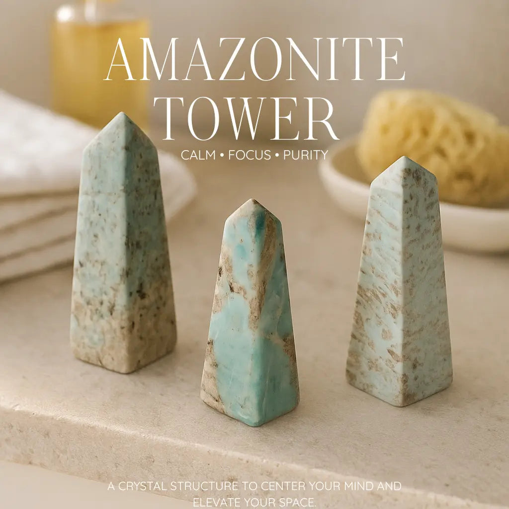Amazonite tower L Sylvia Crystals Sp. z o.o.