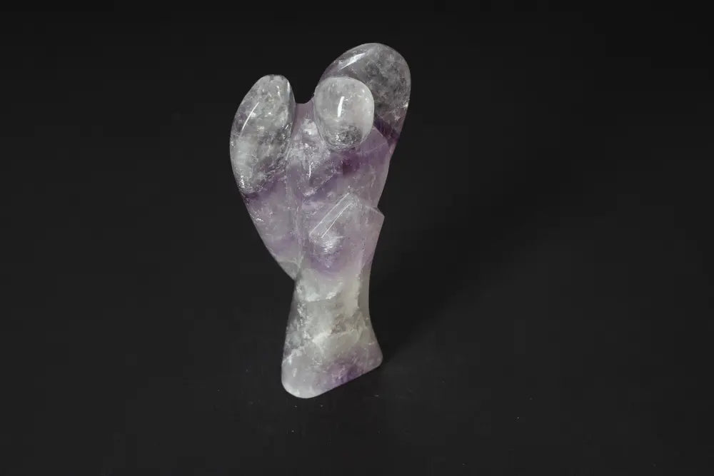 Angel Amethyst Figurine 13 cm - Stress-Reducing, Energy-Boosting Crystal for Concentration and Emotional Stability