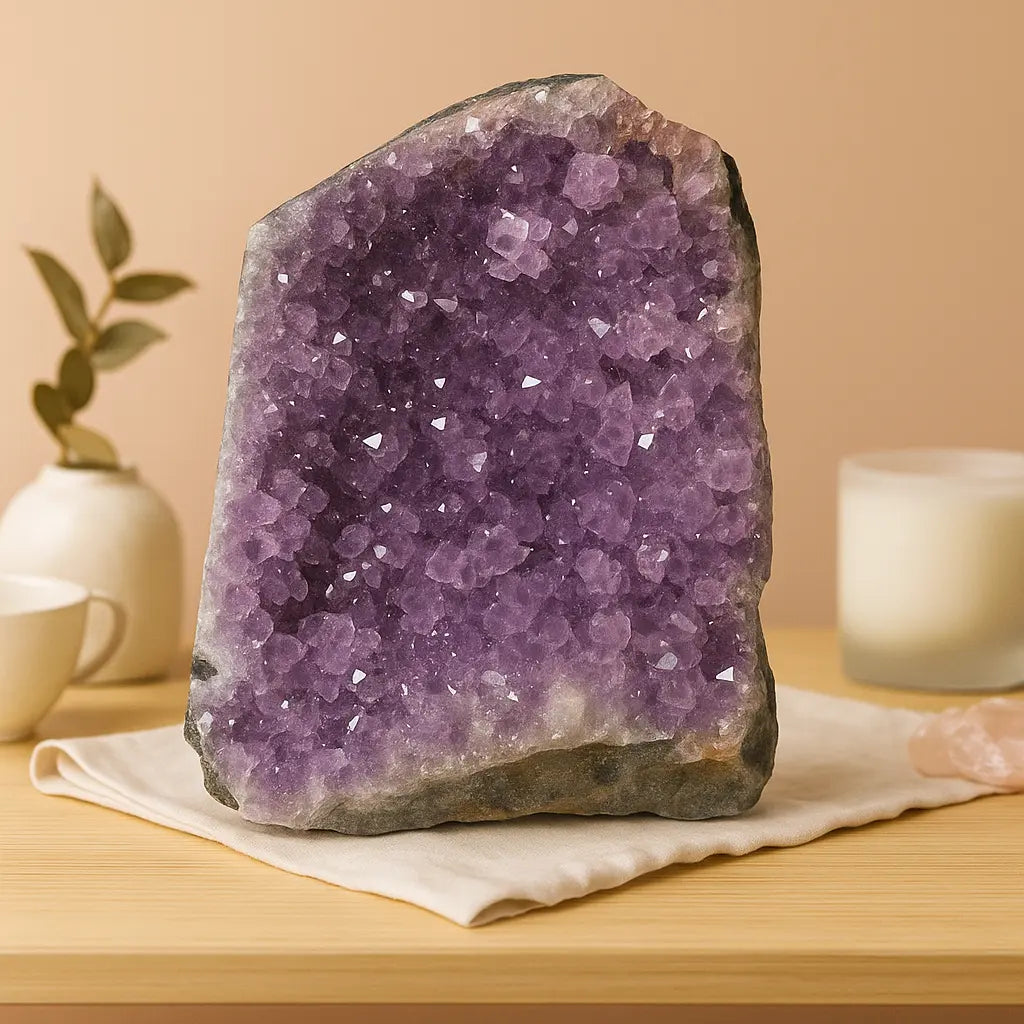 Amethyst Cut Base Geode Sylvia Crystals Sp. z o.o.