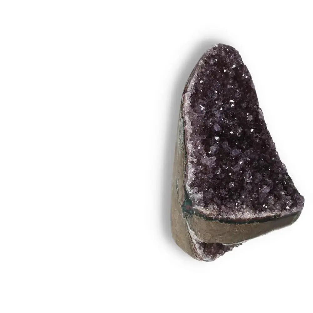 Beautiful Amethyst Cut Base Geode from Sylvia Crystals, enhancing tranquility and positive energy, ideal for stress relief.