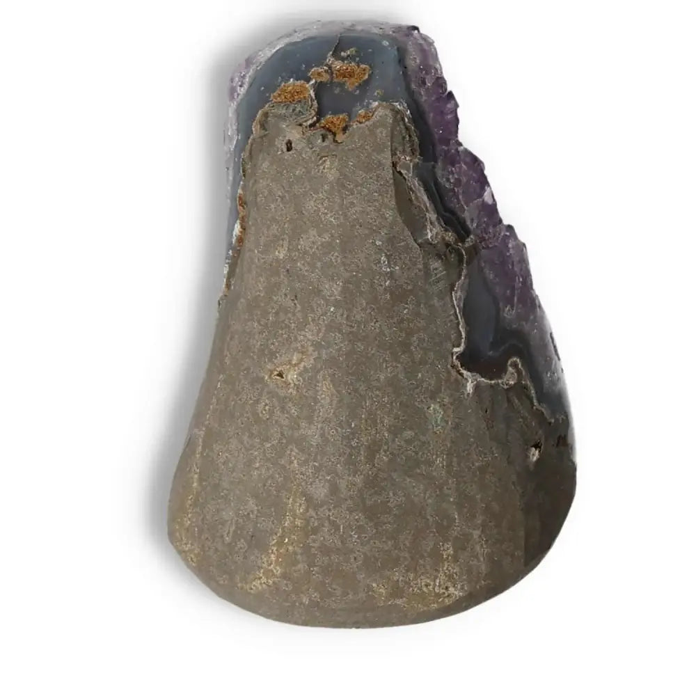 Amethyst Cut Base Geode from Sylvia Crystals showcasing stunning violet hues and natural elegance for spiritual and aesthetic allure.