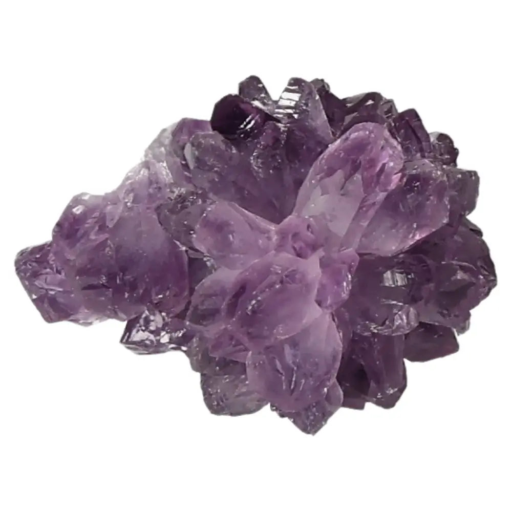 Vibrant Amethyst Druze crystal cluster featuring intricate purple formations, ideal for stress reduction and enhancing concentration.