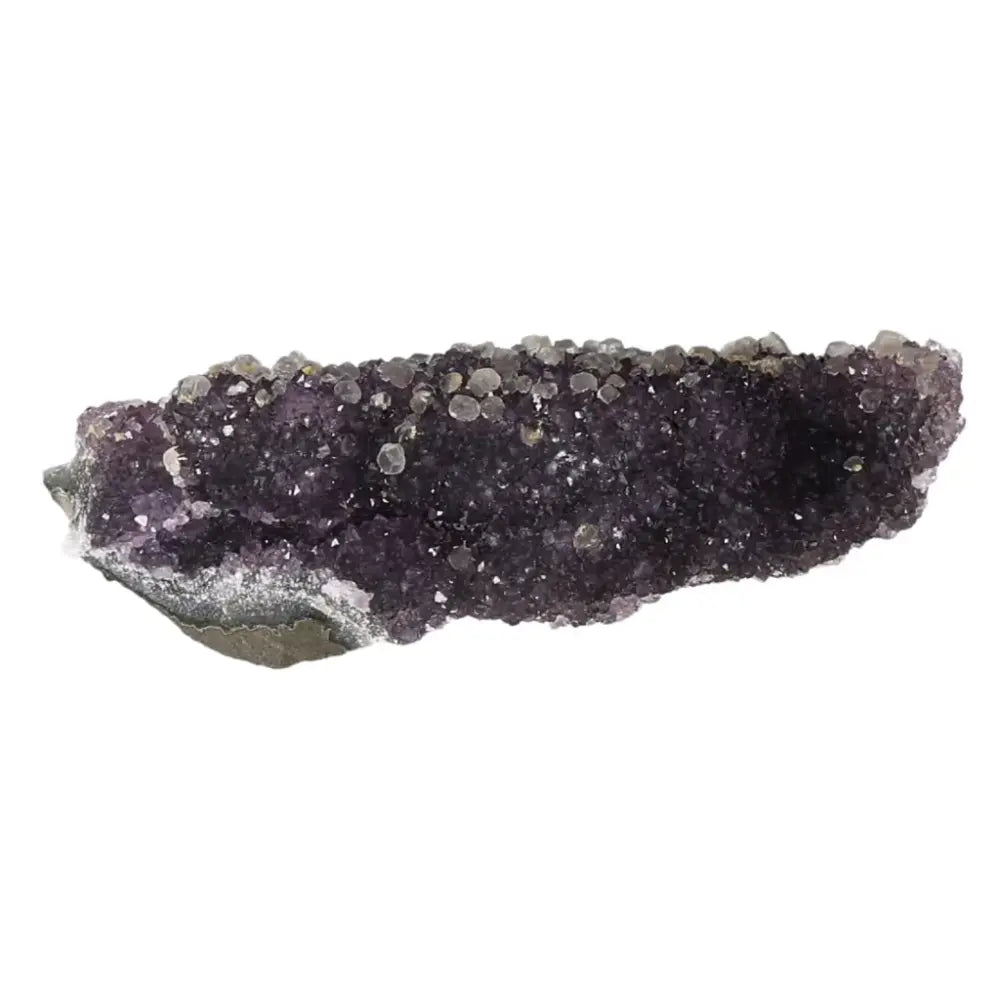 Amethyst Druze from Sylvia Crystals, known for stress relief and energy boost.