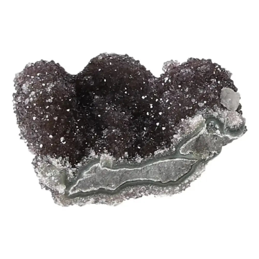 Exquisite Amethyst Druze by Sylvia Crystals, showcasing luxury, beauty, and stress-reducing properties.