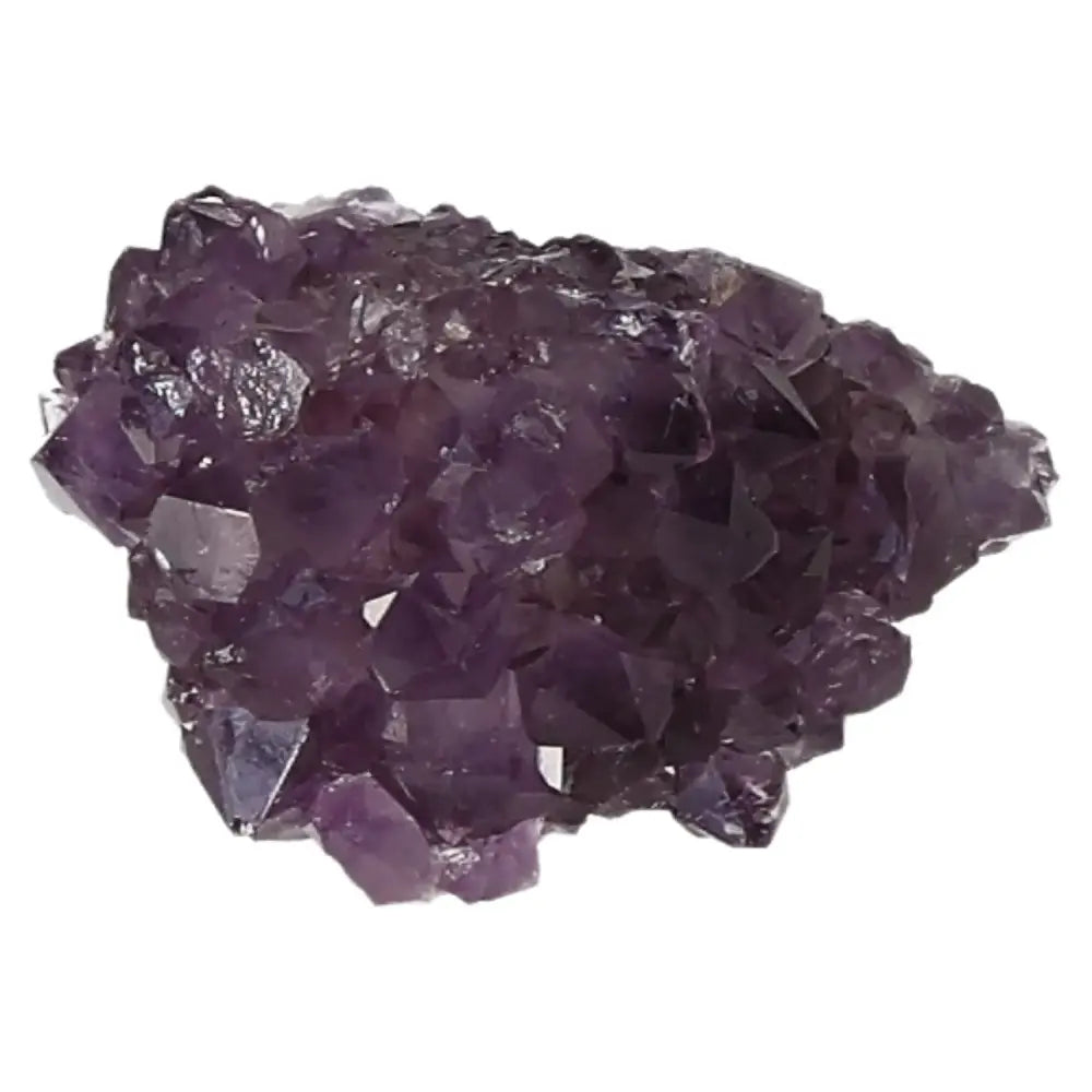 Amethyst Druze crystal from Sylvia Crystals, enhancing emotional and mental wellbeing, luxury spiritual accessory.
