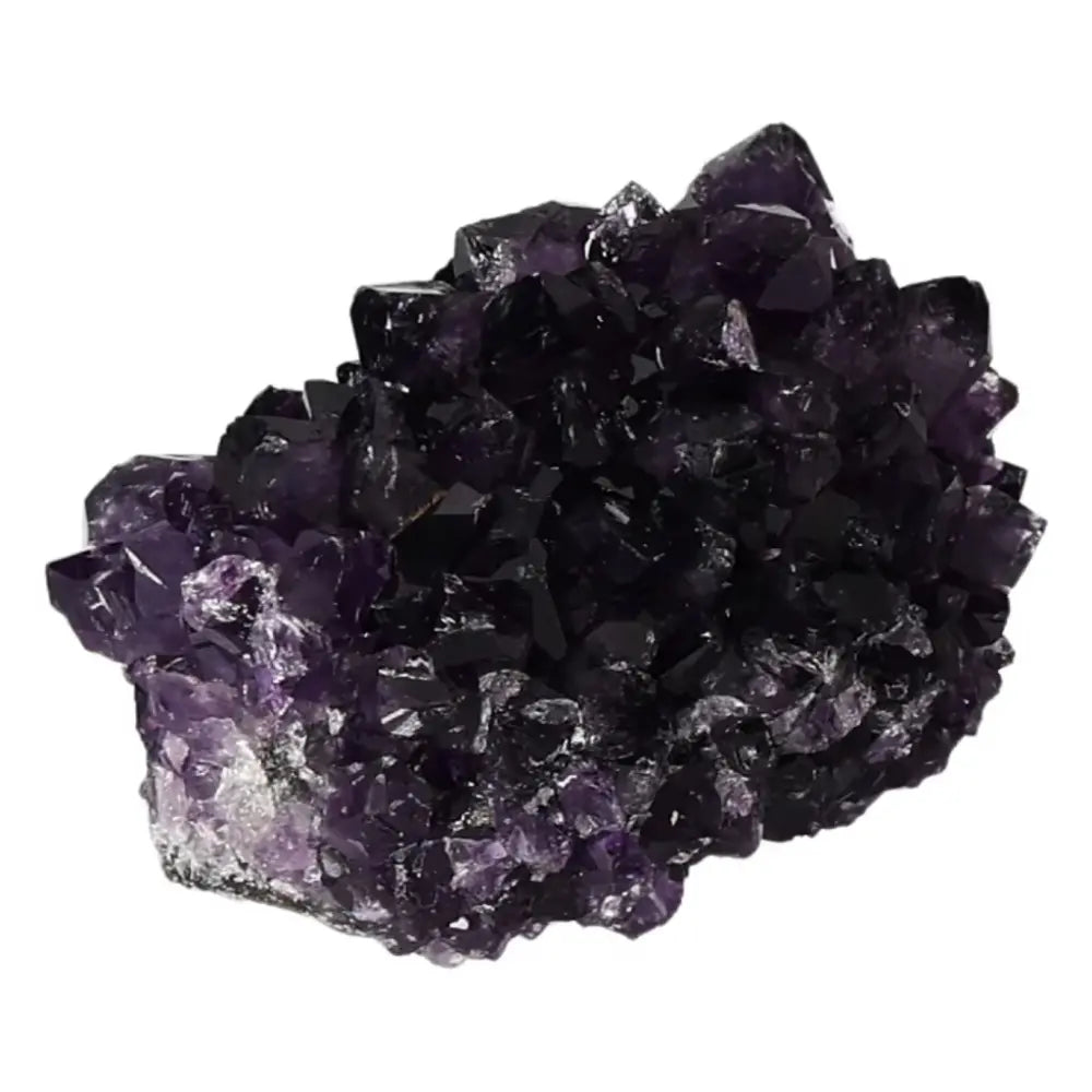 Exquisite Amethyst Druze crystal from Sylvia Crystals, known for stress relief and enhanced concentration.