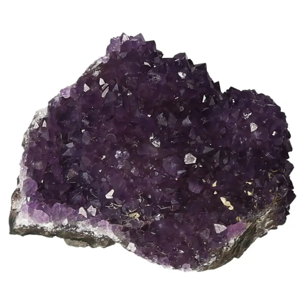 Premium Amethyst Druze by Sylvia Crystals, known for stress reduction and energy boosting, perfect for decoration and spiritual collections
