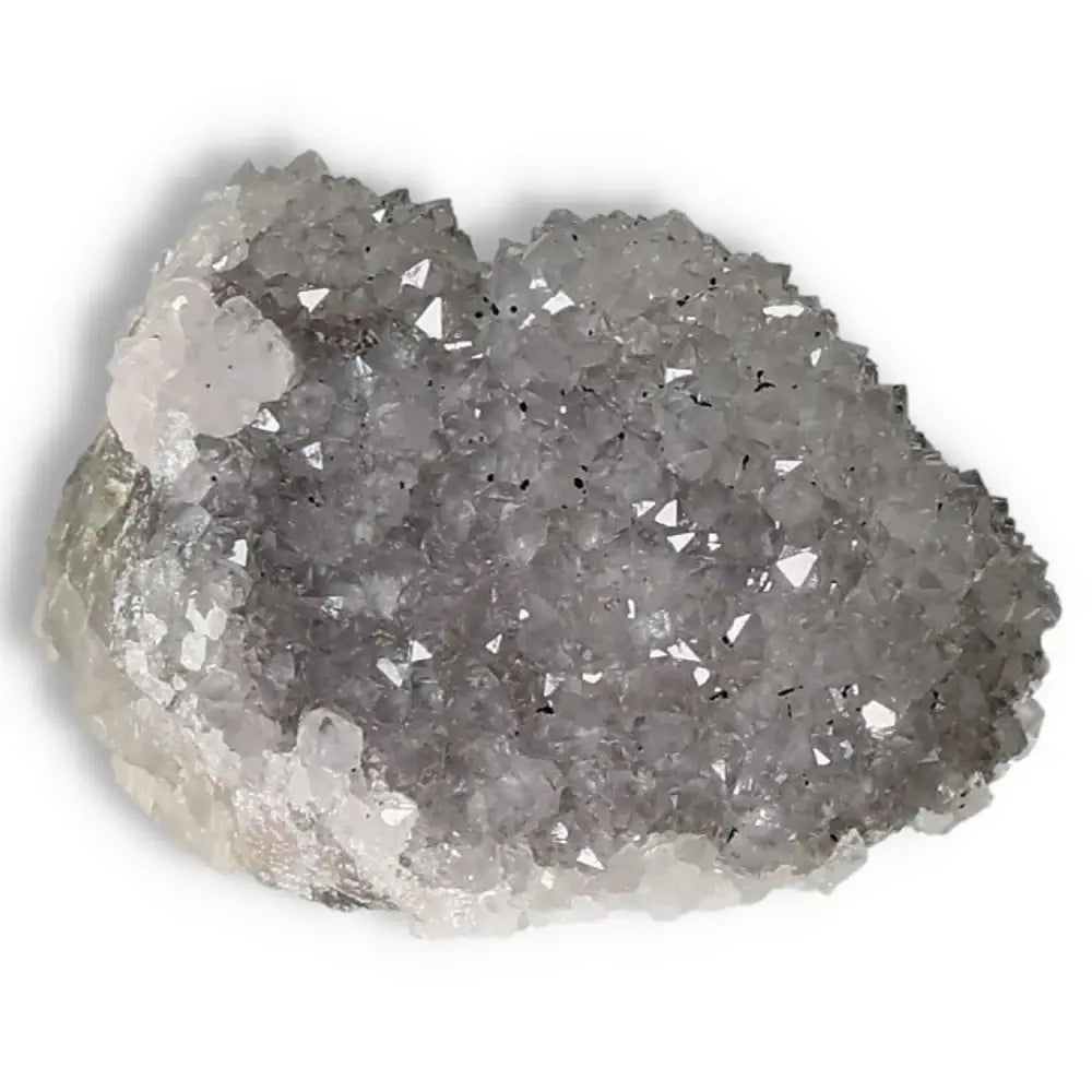 Exquisite Amethyst Druze crystal by Sylvia Crystals, ideal for stress relief and spiritual elevation.