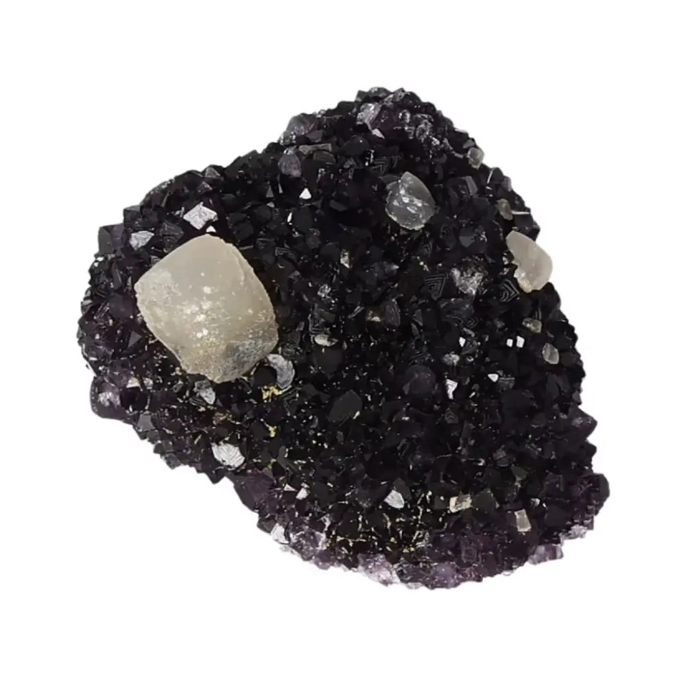 Premium Amethyst Druze from Sylvia Crystals, showcasing natural beauty and spiritual significance, perfect for stress relief and energy.