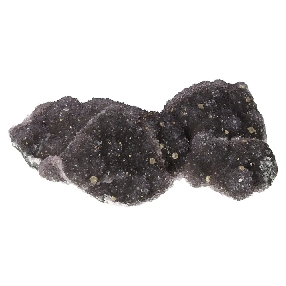 Amethyst Druze crystal from Sylvia Crystals, showcasing sparkling purple hues and natural form, ideal for energy and space transformation.