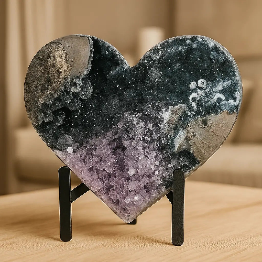 Amethyst Heart Sylvia Crystals Sp. z o.o.