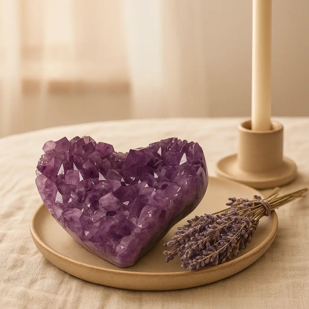 Amethyst Heart Sylvia Crystals Sp. z o.o.