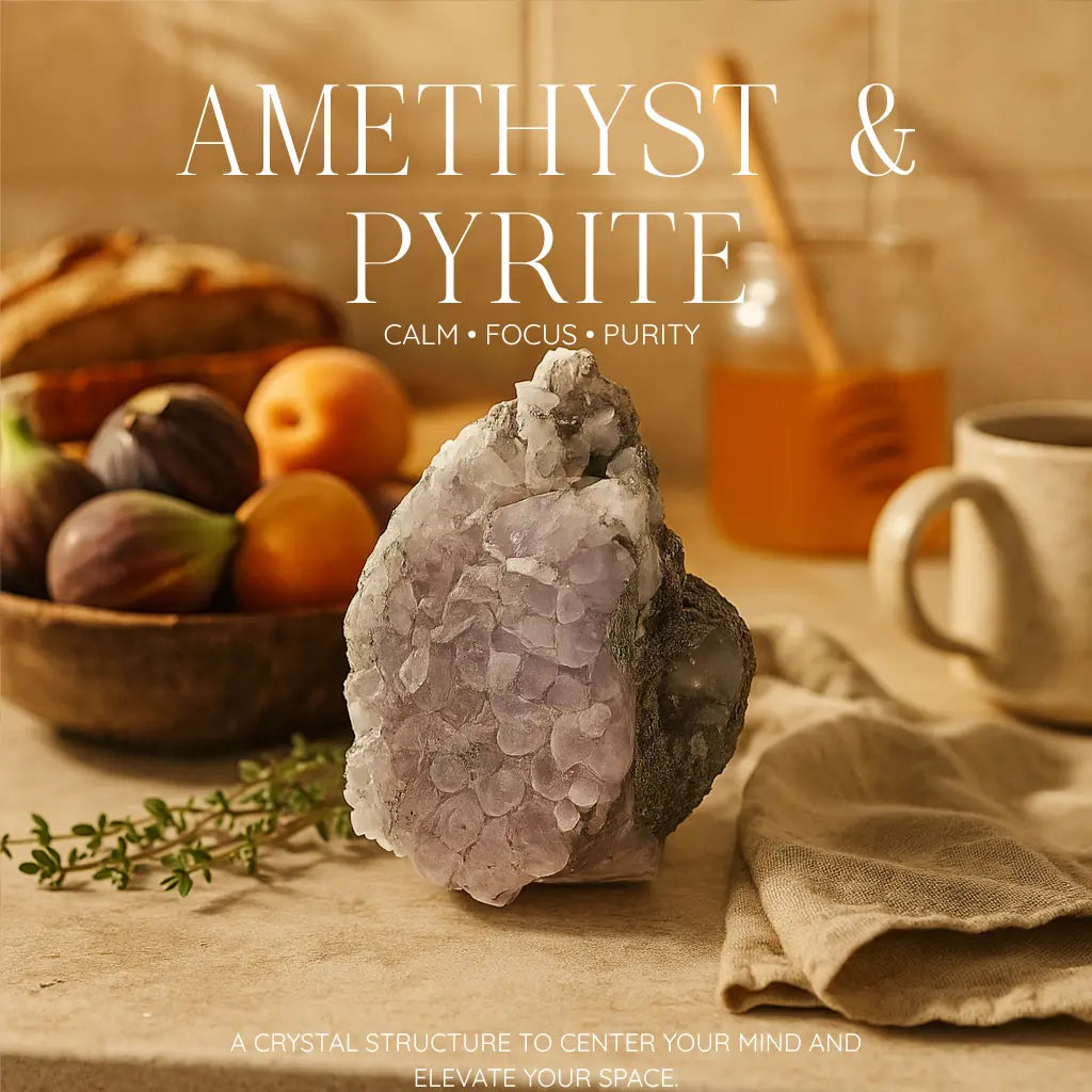 Amethyst with Pyrite Sylvia Crystals Sp. z o.o.