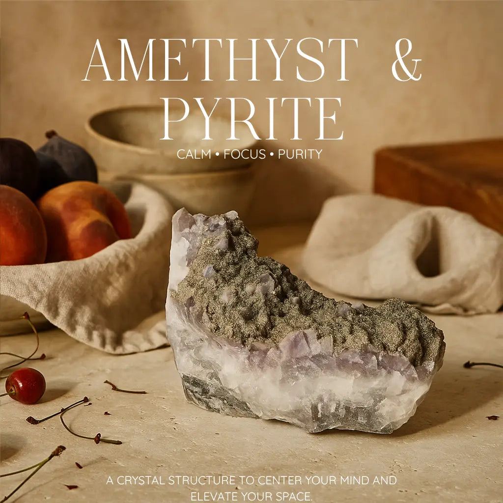 Amethyst with Pyrite Sylvia Crystals Sp. z o.o.