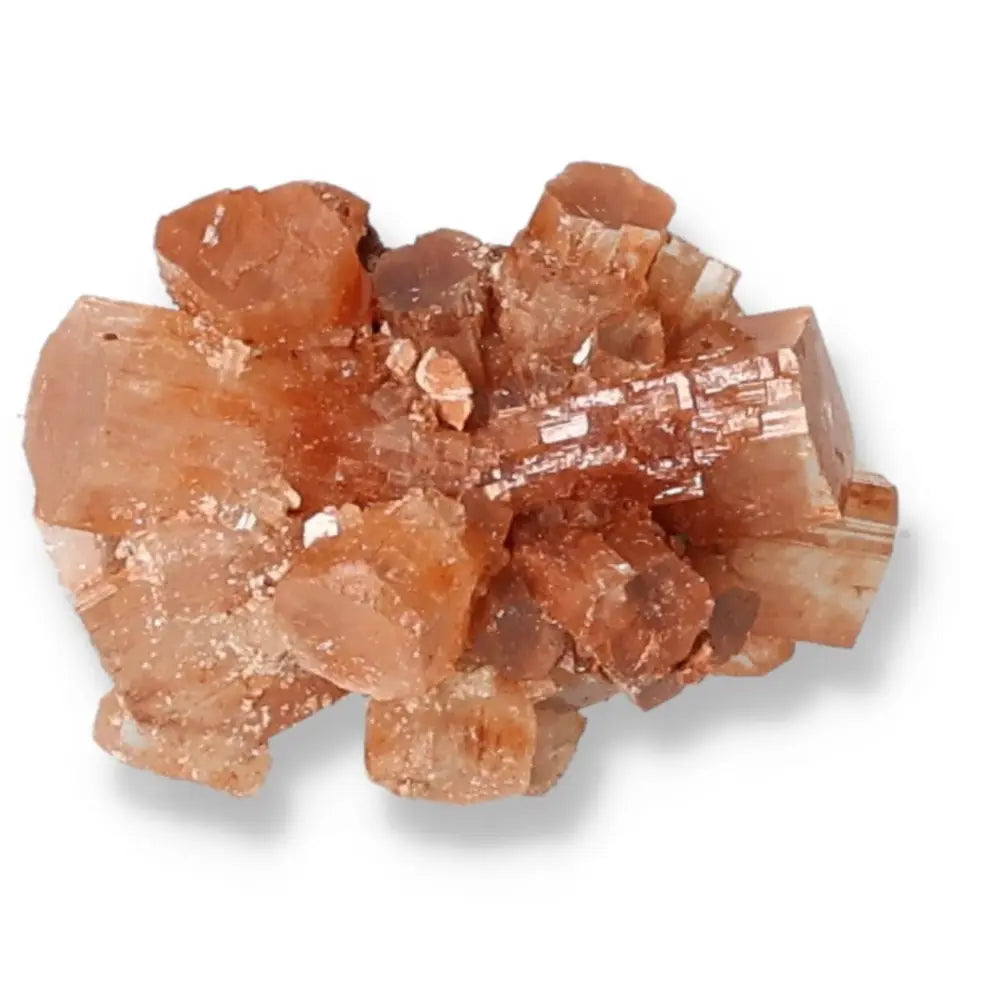 Close-up of Aragonite crystal showcasing its grounding properties, ideal for mental clarity and spiritual development.