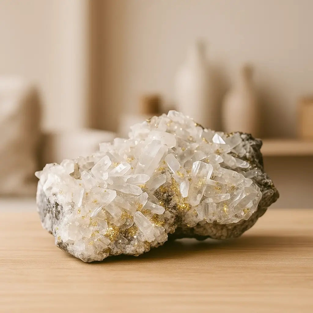 Barite with Pyrite Sylvia Crystals Sp. z o.o.