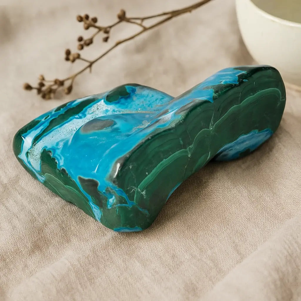 Blue Chrysocolla with Malachite Sylvia Crystals Sp. z o.o.