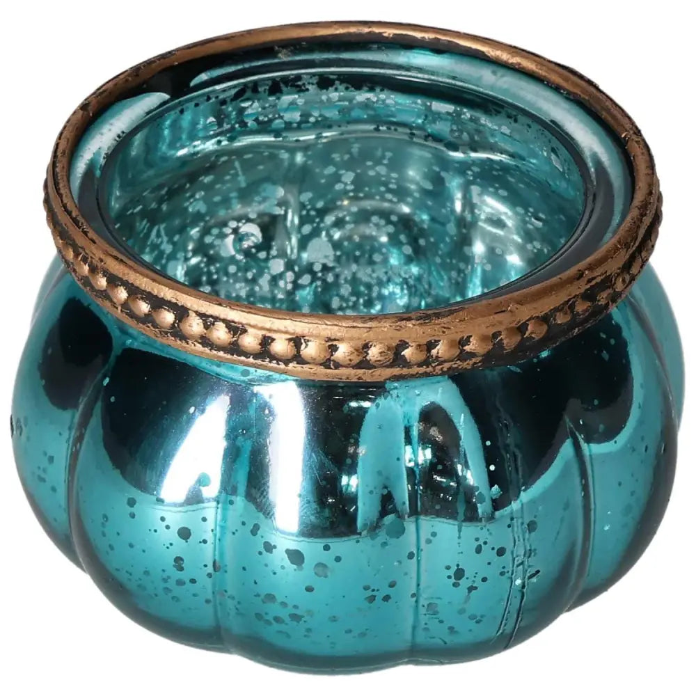 Blue Glass Lantern by Sylvia Crystals, showcasing elegant design and spiritual aesthetics for luxury décor and tranquility.