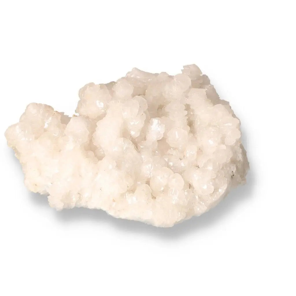 White Calcite crystal from Sylvia Crystals, enhancing self-confidence and personal growth.