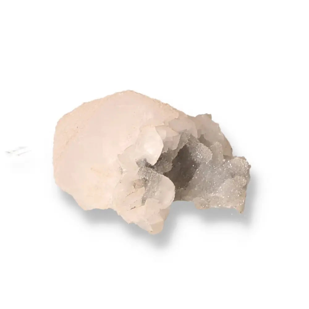 Calcite with Quartz crystal from Sylvia Crystals, showcasing a stunning blend of minerals for luxury and spiritual awakening.