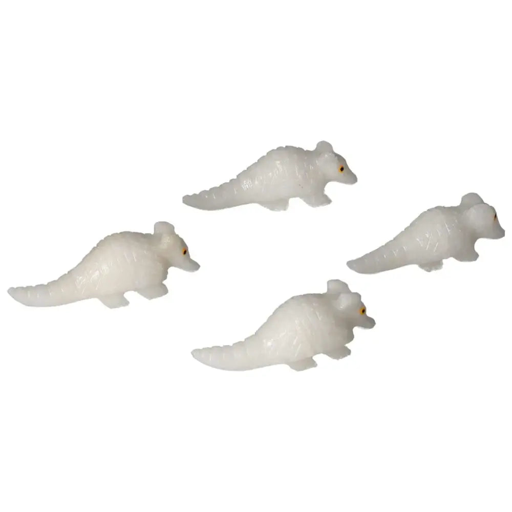 Carved Dolomite Armadillo sculptures showcasing detailed craftsmanship and soothing aesthetic appeal from Sylvia Crystals.