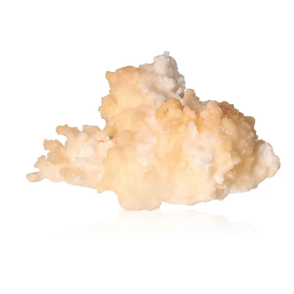 Cave Calcite Stalactite Cluster - Intricate natural formation with layered textures, showcasing earthy tones. Perfect for collectors and enthusiasts.