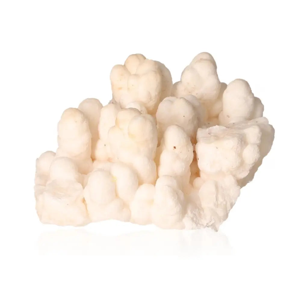 Cave calcite stalactite cluster showcasing natural growth and intricate textures for collectors and spiritual seekers.