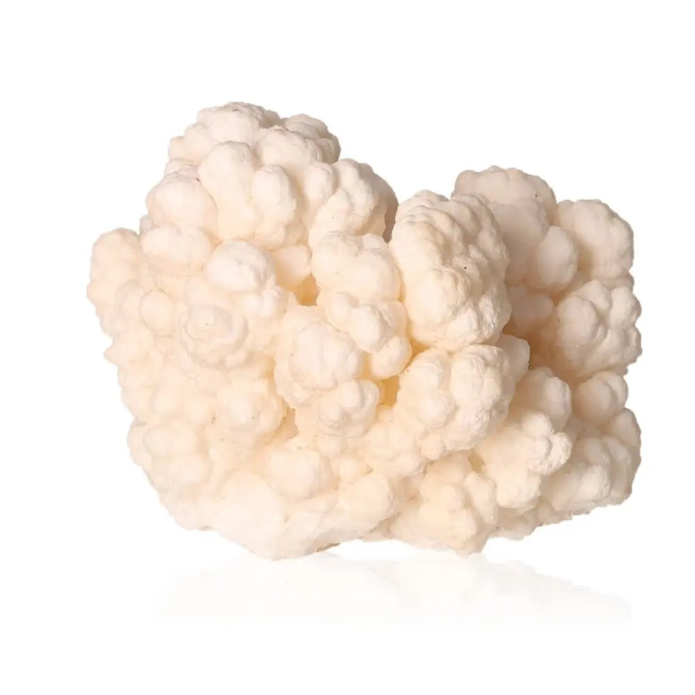 Cave Calcite Stalactite Cluster - natural mineral formation with intricate texture and ivory hue