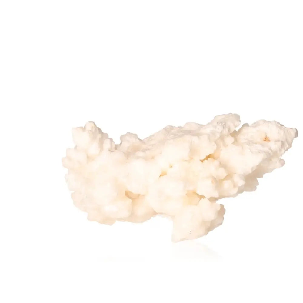 Cave calcite stalactite cluster with natural white formations showcasing intricate textures and layered growth.