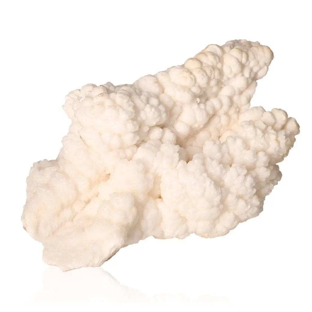 Cave calcite stalactite cluster showcasing natural growth and energy with intricate textures, ideal for collectors and spiritual enthusiasts.