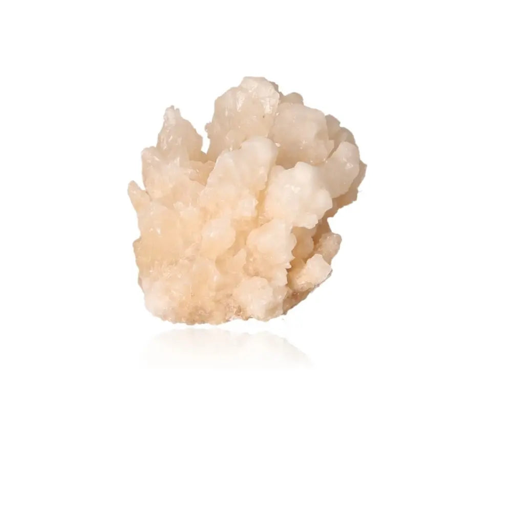 Cave Calcite Stalactite Cluster - Natural crystalline formation with intricate shapes and elegant textures.
