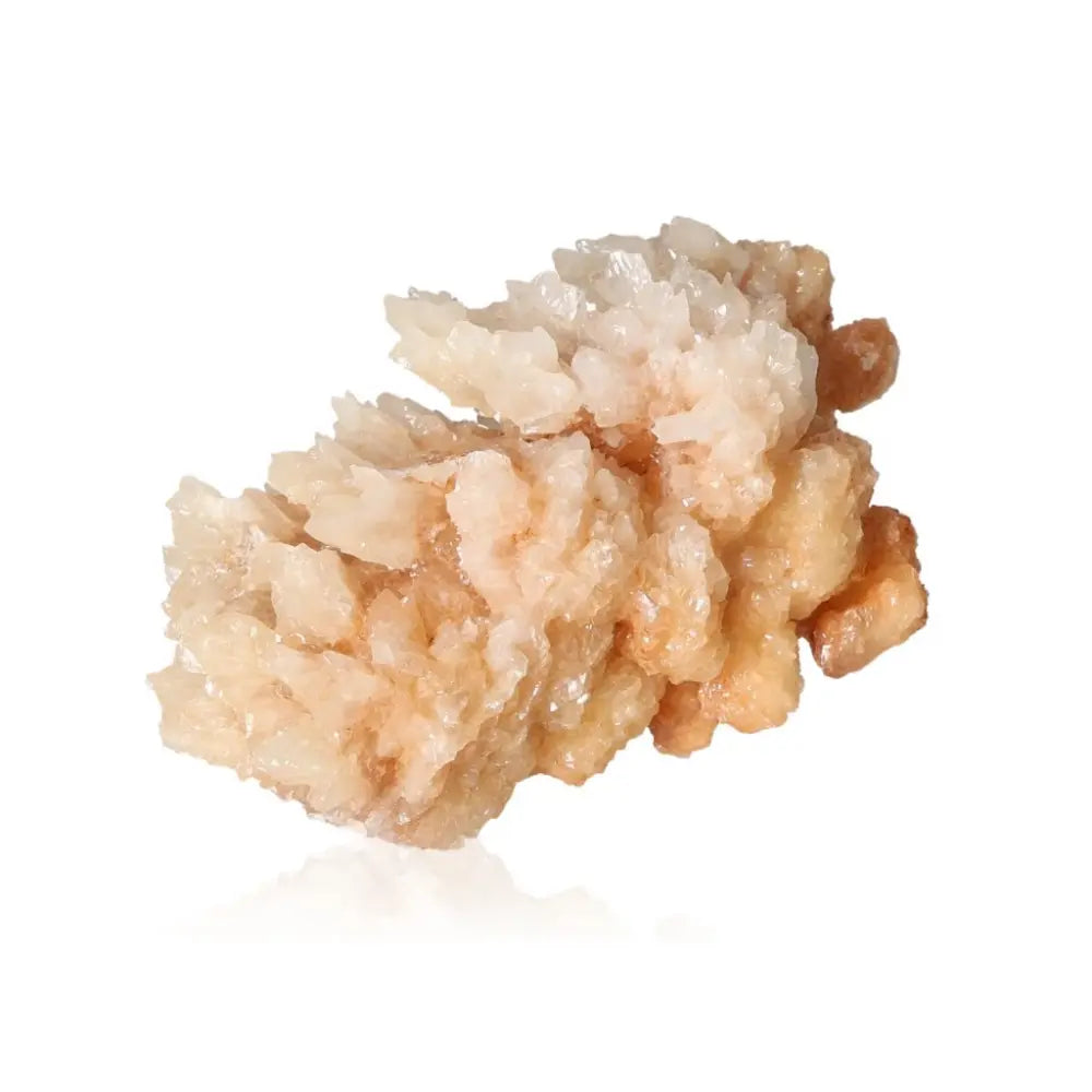 Cave calcite stalactite cluster, showcasing intricate layered textures and natural formations, perfect for collectors and energy enthusiasts.