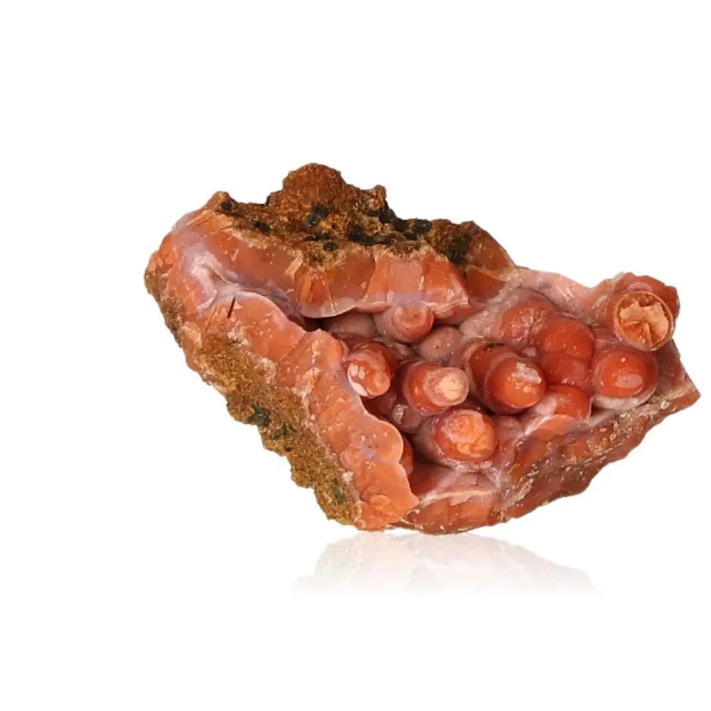 Exquisite Chalcedony Stalactite from Sylvia Crystals, showcasing unique formations and vibrant hues, symbolizing growth and transformation.