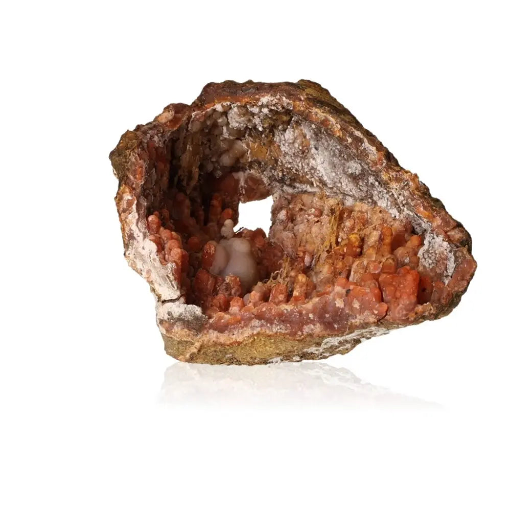 Chalcedony Stalactite from Sylvia Crystals, showcasing vibrant natural hues, embodying spiritual harmony and luxurious elegance.