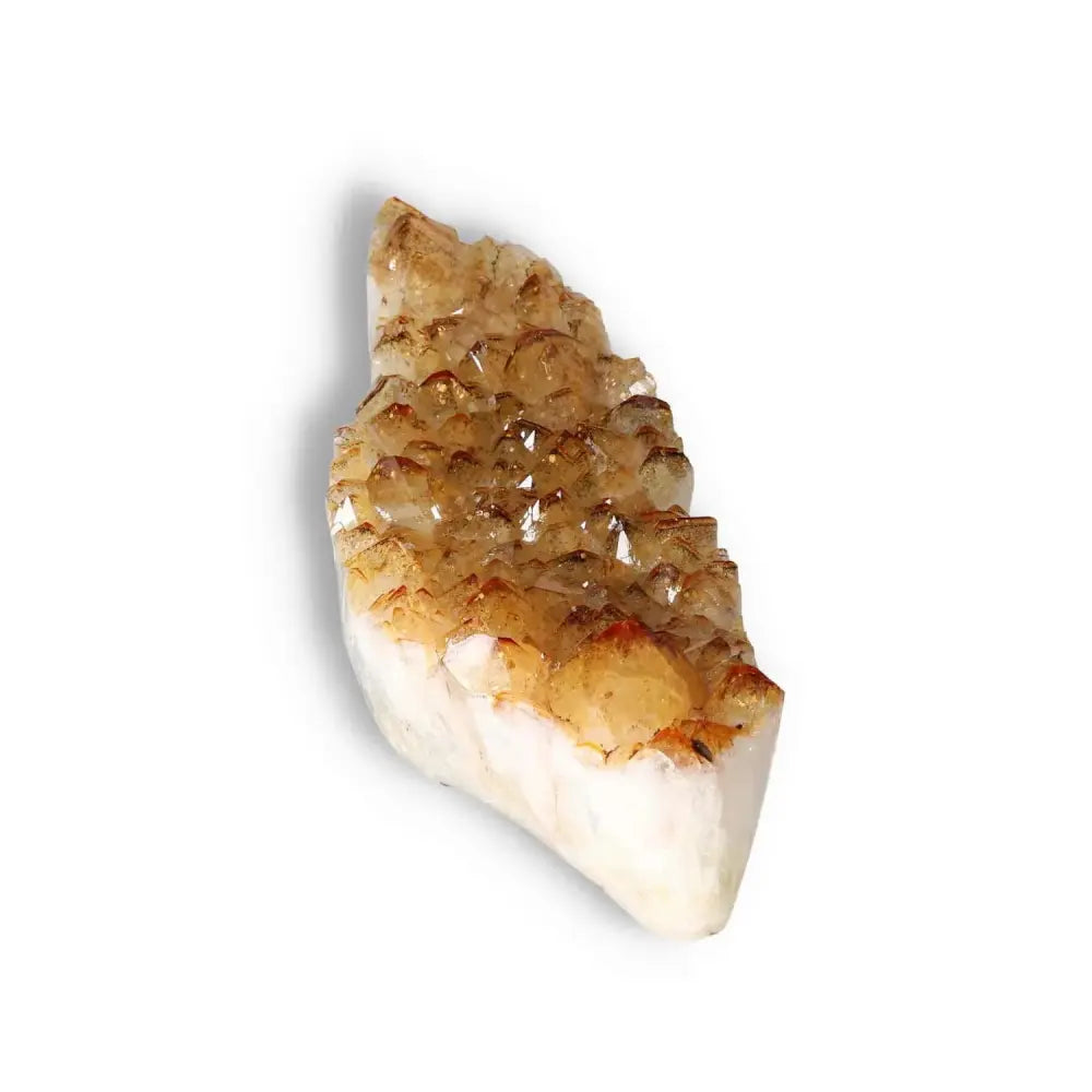Premium Citrine Druze from Sylvia Crystals, showcasing exquisite beauty and energy, known for its abundance and inspiration qualities.