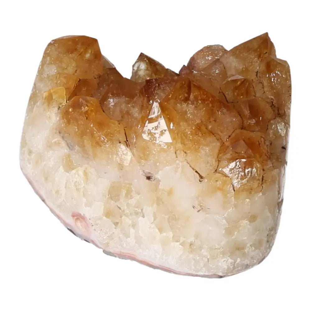 Natural Citrine Druze crystal from Sylvia Crystals, showcasing stunning golden hues, symbolizing inspiration and transformation.